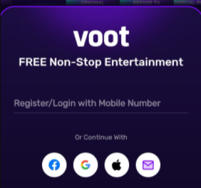 activate www voot com.